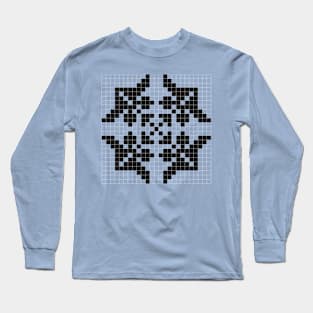 Embroidery vector pattern Long Sleeve T-Shirt